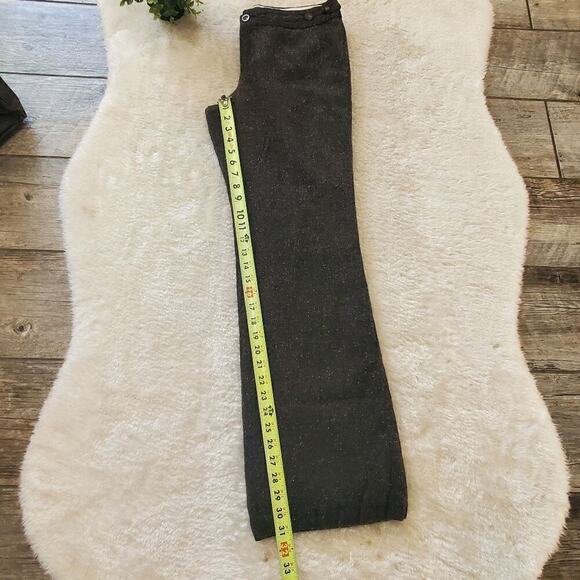 Banana Republic Factory Martin Fit Brownish Gray Speckled Wool Trousers, Size 8R - Picture 6 of 10